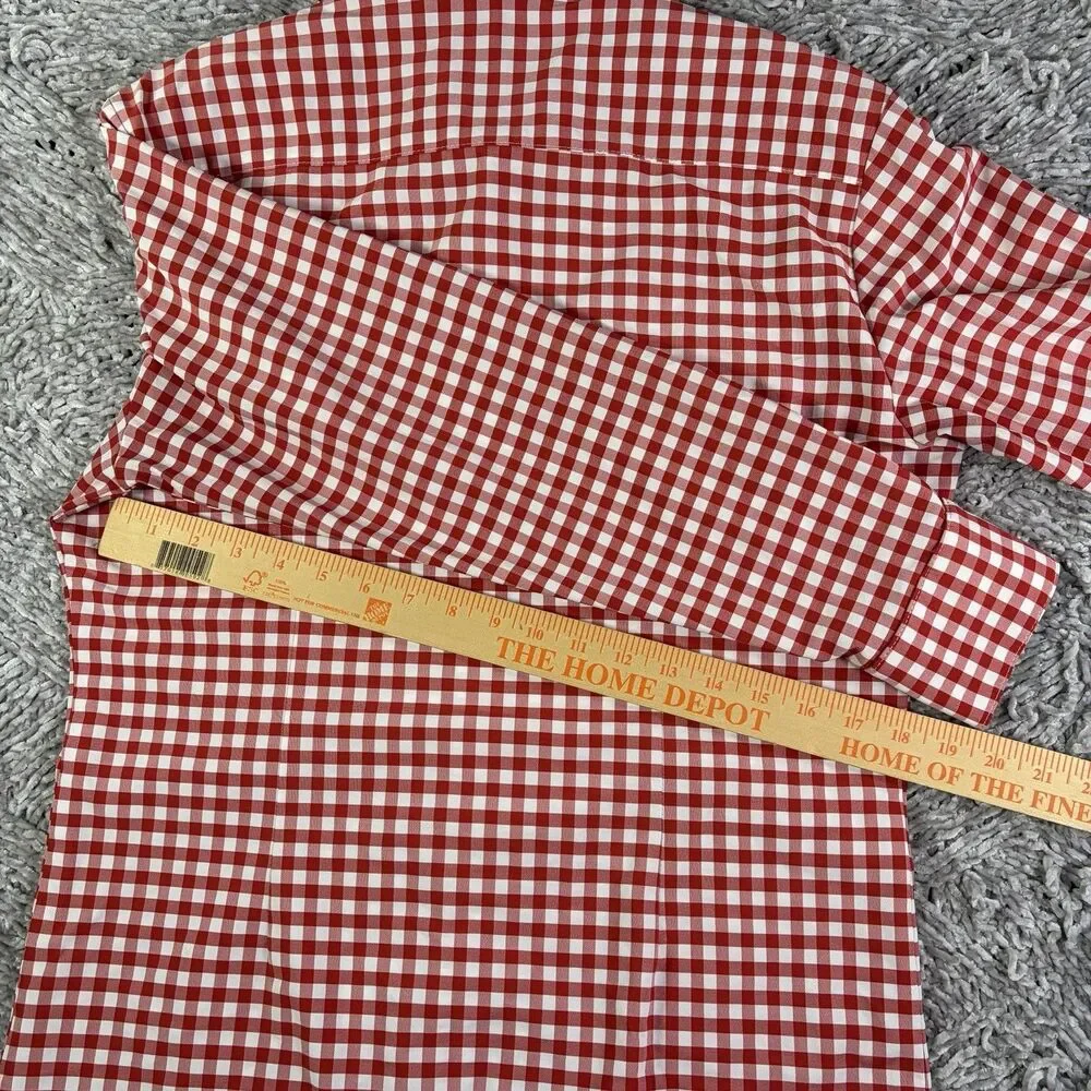 Mizzen Main Button Shirt Lot Of Two Mens Small Trim Fit Plaid Long Sleeve Preppy